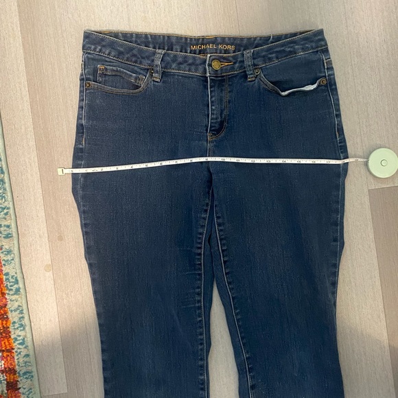 Michael Kors Dark Blue Skinny Blue Jeans Size 8 - Picture 13 of 14